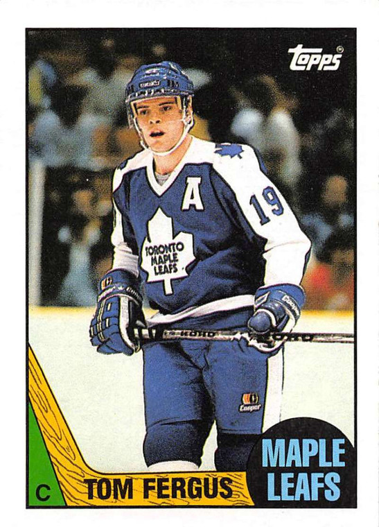 1987-88 Topps #120 Tom Fergus VG  Toronto Maple Leafs 