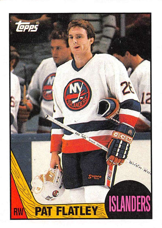 1987-88 Topps #136 Patrick Flatley VG  New York Islanders 