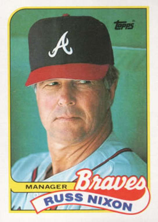 1989 Topps #564 Russ Nixon MG NM-MT Atlanta Braves 
