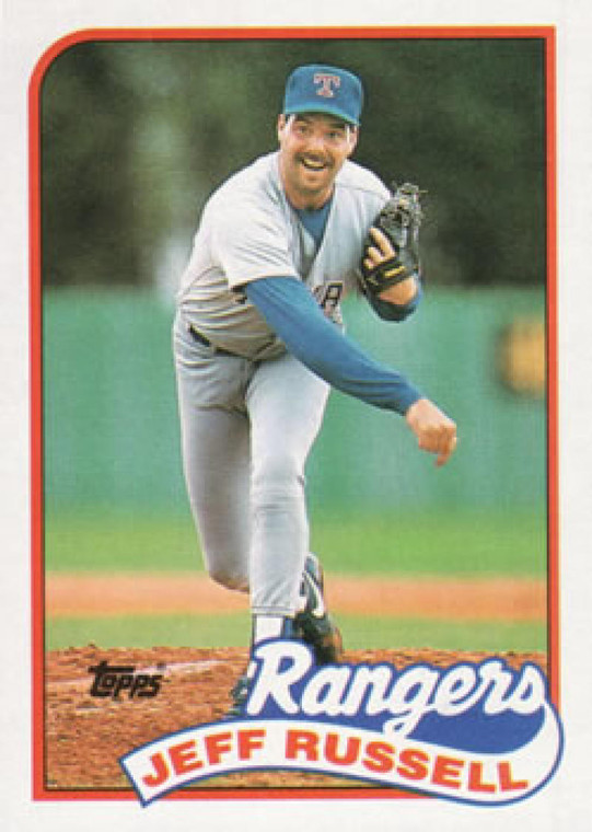 1989 Topps #565 Jeff Russell NM-MT Texas Rangers 