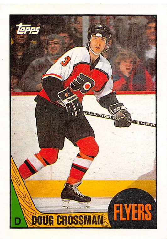 1987-88 Topps #182 Doug Crossman VG  Philadelphia Flyers 
