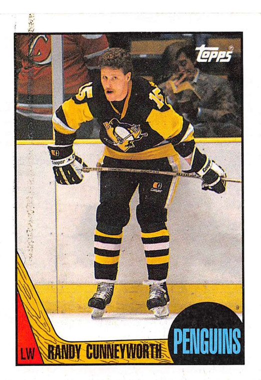 1987-88 Topps #150 Randy Cunneyworth VG  RC Rookie Pittsburgh Penguins 