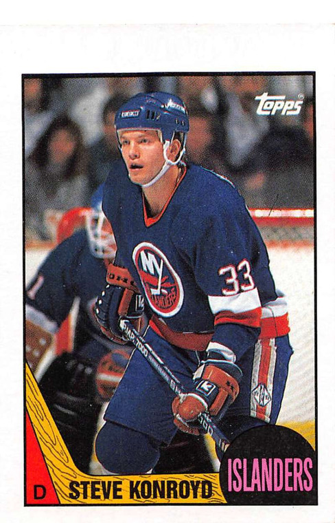 1987-88 Topps #153 Steve Konroyd VG  New York Islanders 