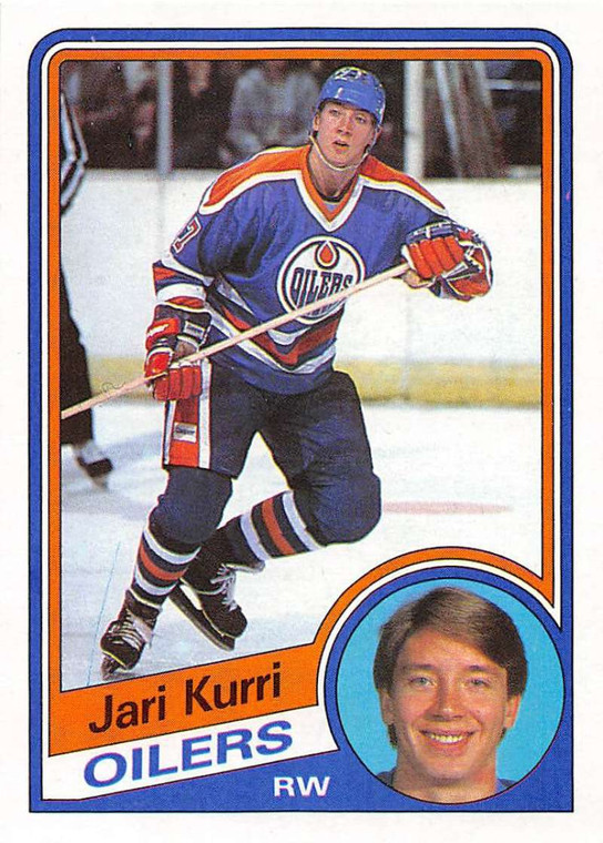 1984-85 Topps #52 Jari Kurri VG  Edmonton Oilers 