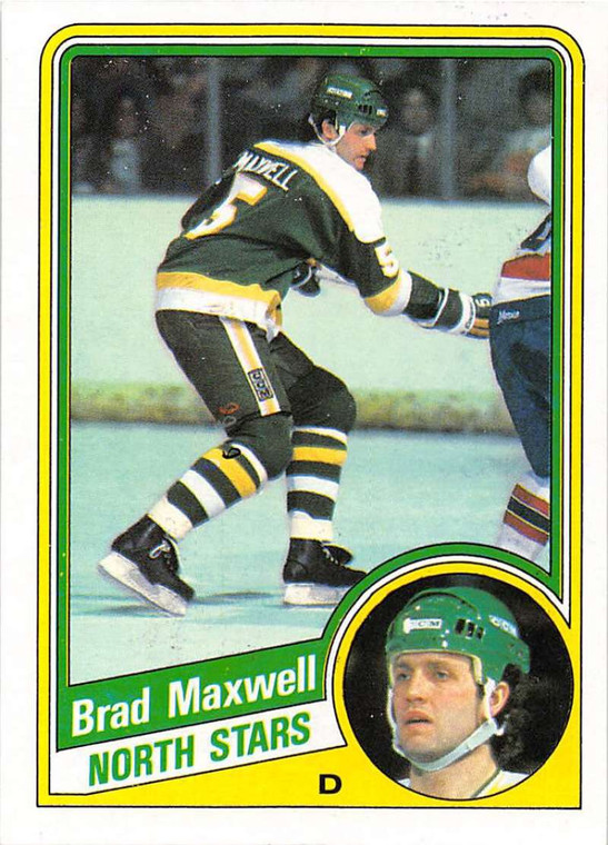 1984-85 Topps #77 Brad Maxwell VG  Minnesota North Stars 