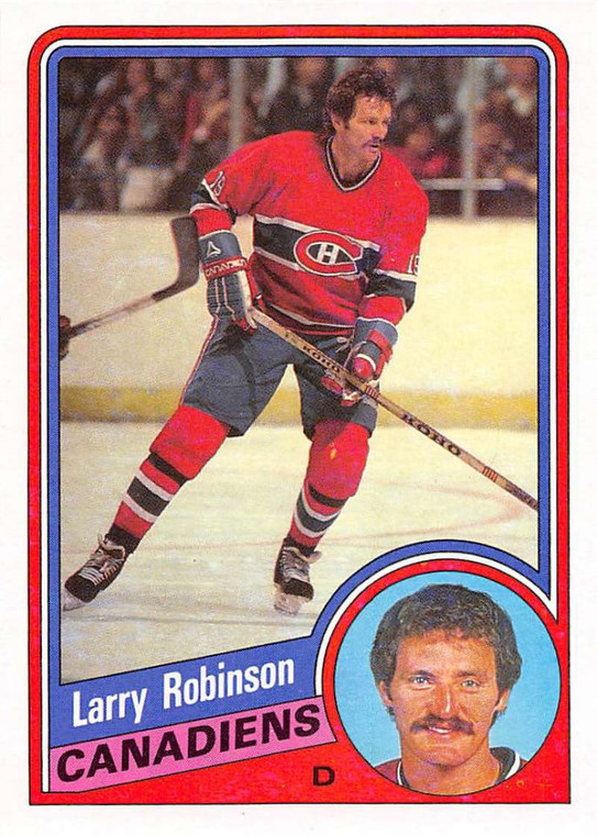 1984-85 Topps #82 Larry Robinson VG  Montreal Canadiens 