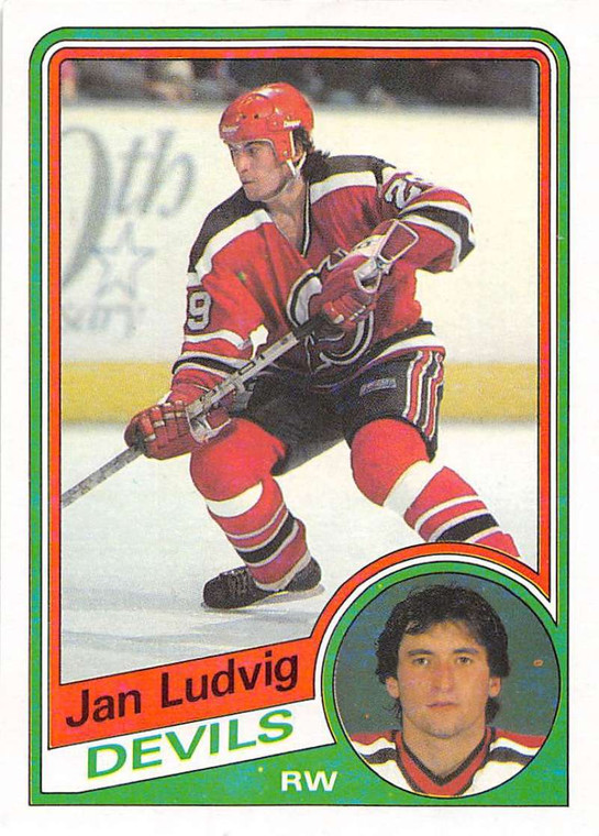 1984-85 Topps #88 Jan Ludvig VG  RC Rookie New Jersey Devils 
