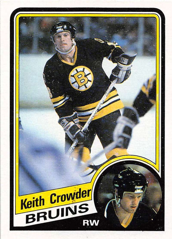 1984-85 Topps #2 Keith Crowder VG  Boston Bruins 