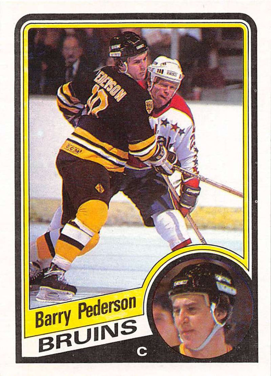 1984-85 Topps #11 Barry Pederson VG  Boston Bruins 