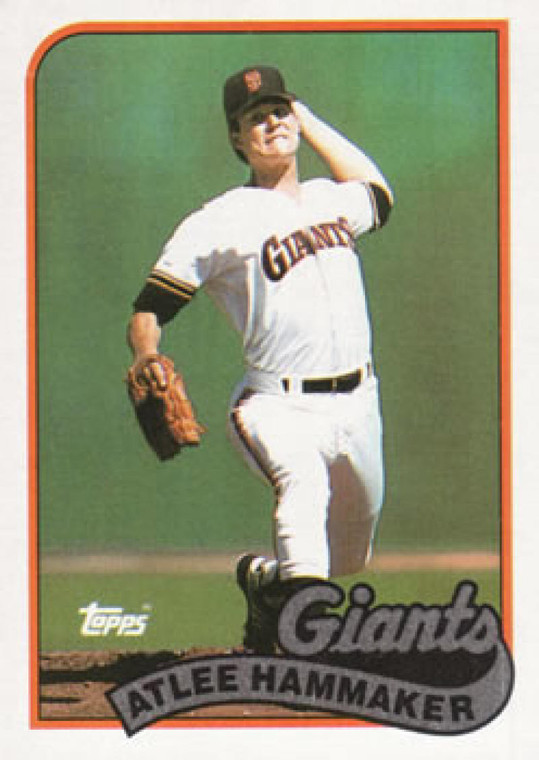1989 Topps #572 Atlee Hammaker NM-MT San Francisco Giants 