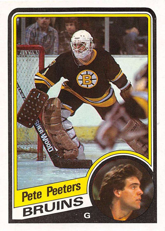 1984-85 Topps #12 Pete Peeters VG  Boston Bruins 