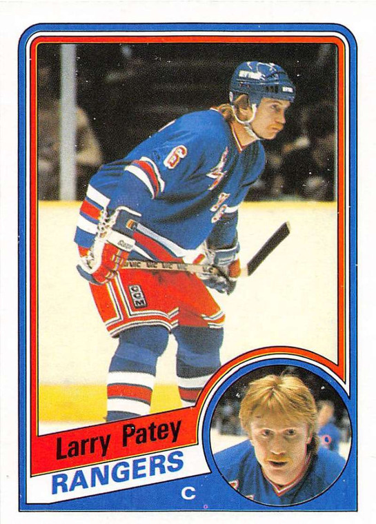1984-85 Topps #111 Larry Patey VG  New York Rangers 