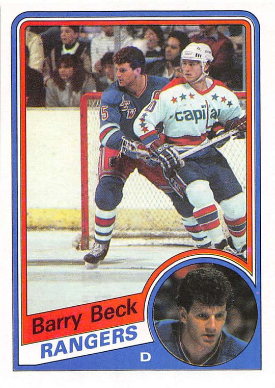 1984-85 Topps #105 Barry Beck VG  New York Rangers 
