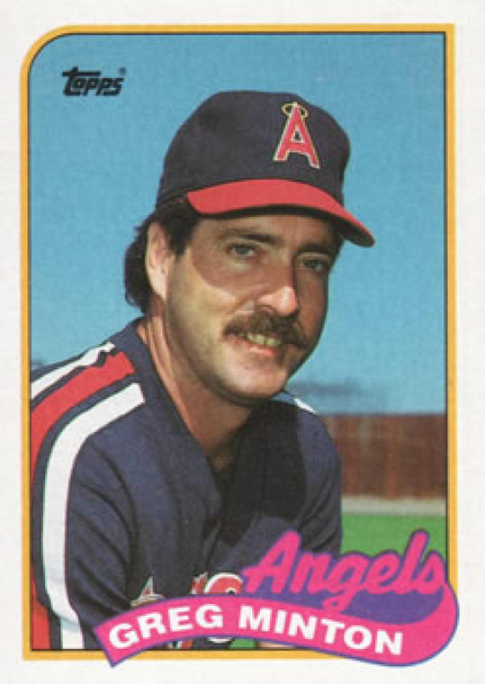 1989 Topps #576 Greg Minton NM-MT California Angels 