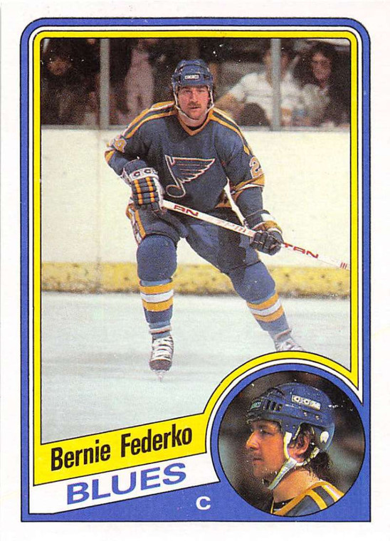 1984-85 Topps #131 Bernie Federko VG  St. Louis Blues 