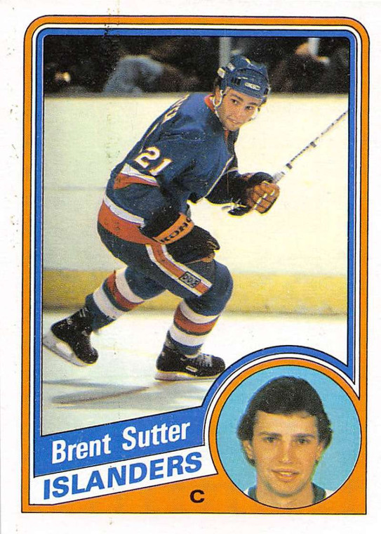 1984-85 Topps #102 Brent Sutter VG  New York Islanders 