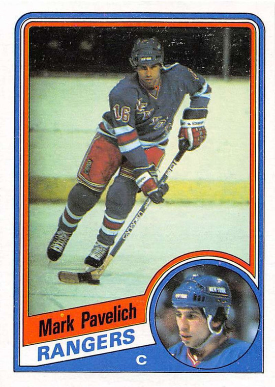 1984-85 Topps #113 Mark Pavelich VG  New York Rangers 