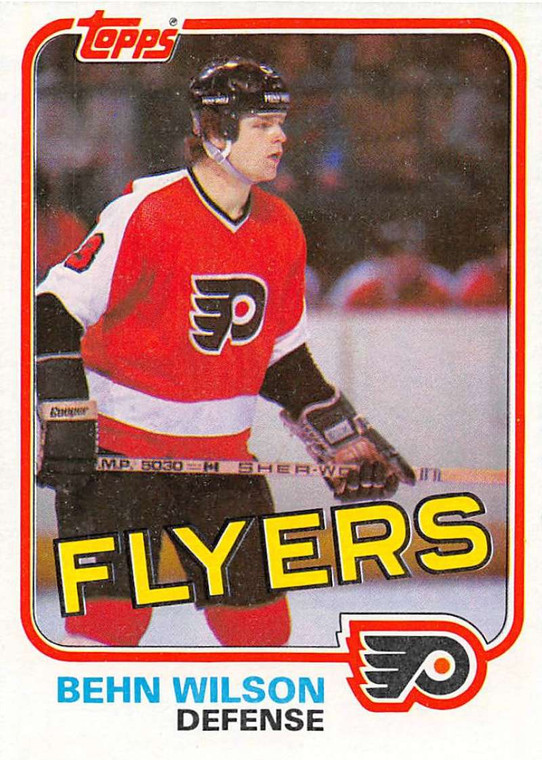 1981-82 Topps #45 Behn Wilson VG Philadelphia Flyers 