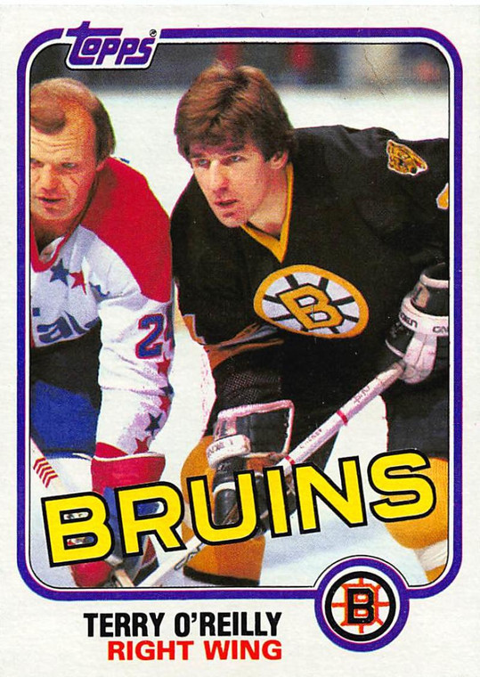 1981-82 Topps #E71 Terry O'Reilly VG Boston Bruins 