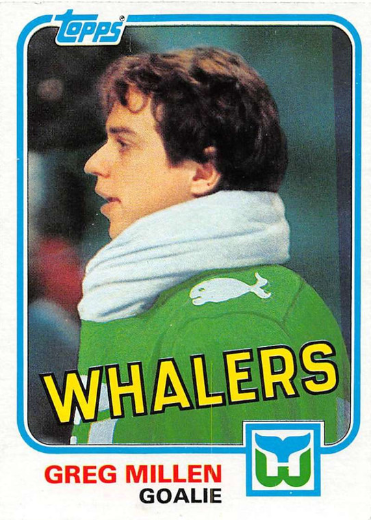 1981-82 Topps #E115 Greg Millen VG Hartford Whalers 