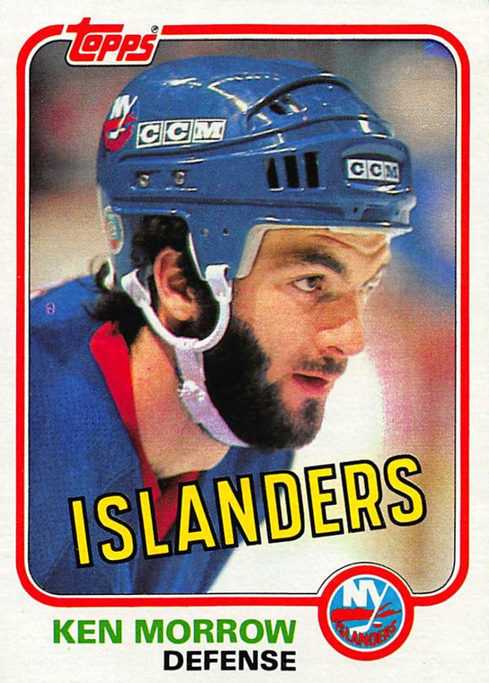 1981-82 Topps #E91 Ken Morrow VG New York Islanders 