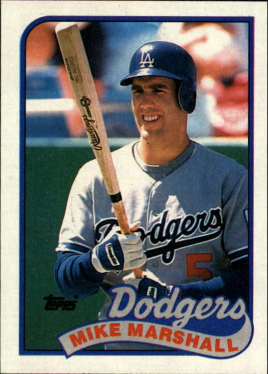 1989 Topps #582 Mike Marshall NM-MT Los Angeles Dodgers 