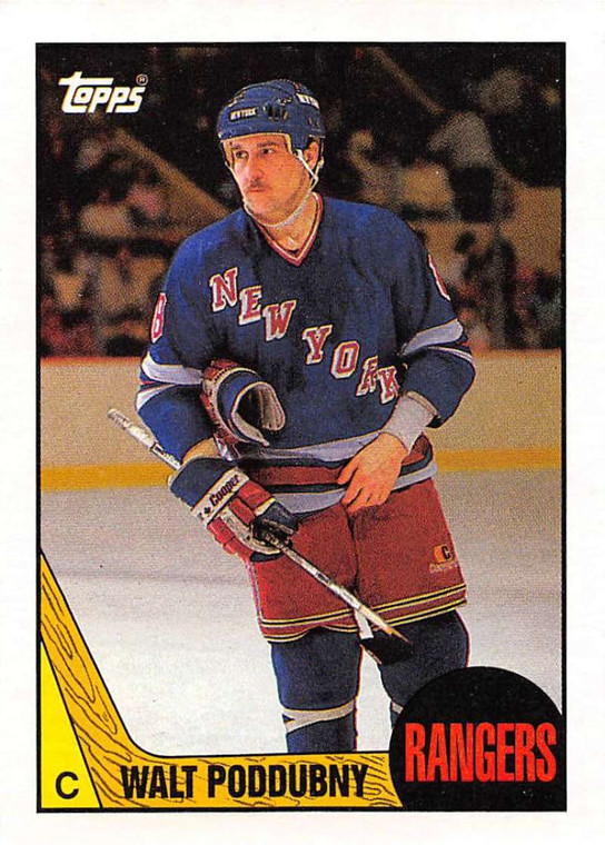 1987-88 Topps #142 Walt Poddubny VG  