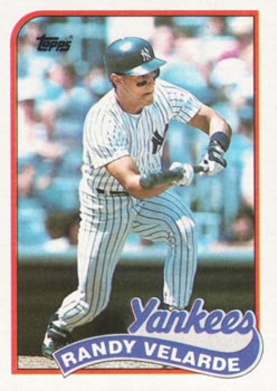 1989 Topps #584 Randy Velarde UER NM-MT New York Yankees 