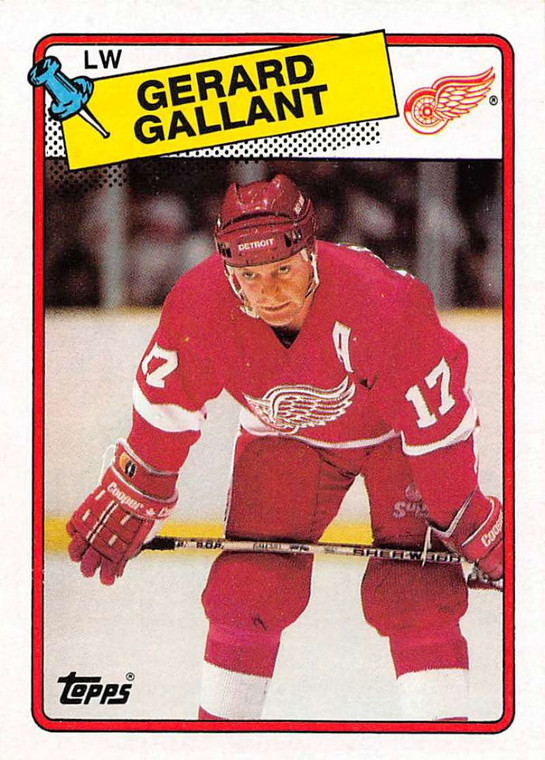 1988-89 Topps #12 Gerard Gallant VG 