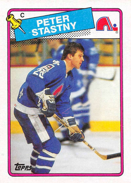 1988-89 Topps #22 Peter Stastny VG Quebec Nordiques 