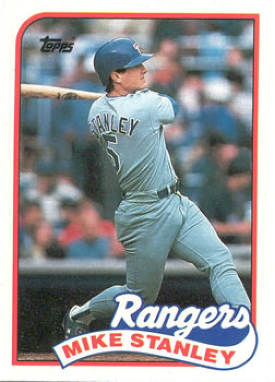 1989 Topps #587 Mike Stanley NM-MT Texas Rangers 