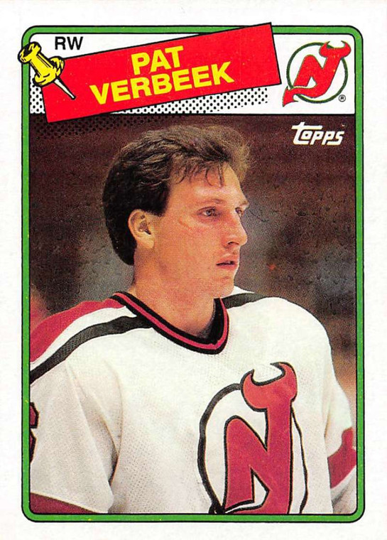 1988-89 Topps #29 Pat Verbeek VG New Jersey Devils 