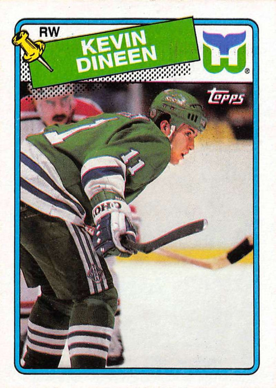 1988-89 Topps #36 Kevin Dineen VG Hartford Whalers 