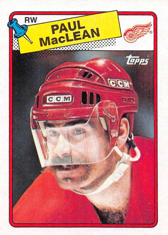 1988-89 Topps #38 Paul MacLean VG 