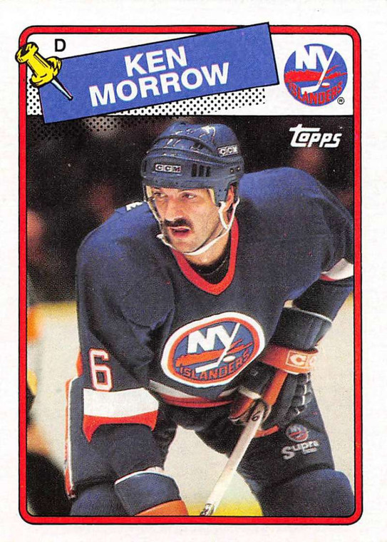 1988-89 Topps #53 Ken Morrow VG New York Islanders 