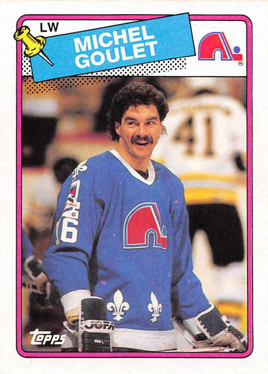 1988-89 Topps #54 Michel Goulet VG 
