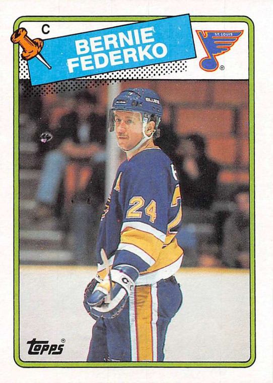 1988-89 Topps #81 Bernie Federko VG 