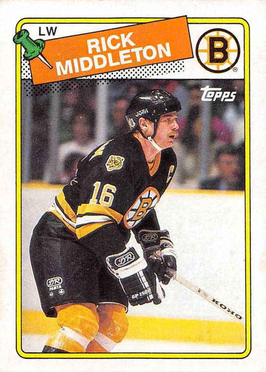 1988-89 Topps #87 Rick Middleton VG 