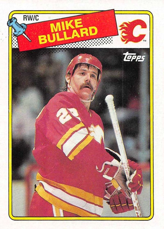 1988-89 Topps #152 Mike Bullard VG Calgary Flames 