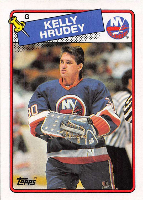 1988-89 Topps #155 Kelly Hrudey VG New York Islanders 