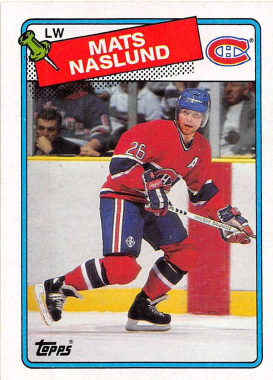 1988-89 Topps #156 Mats Naslund VG 