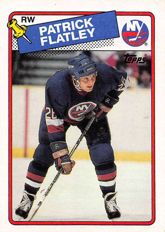 1988-89 Topps #191 Patrick Flatley VG New York Islanders 