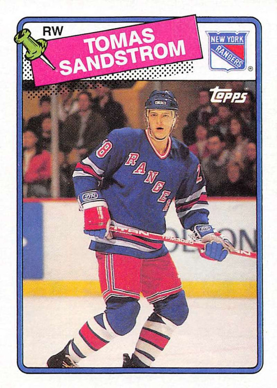 1988-89 Topps #121 Tomas Sandstrom VG 