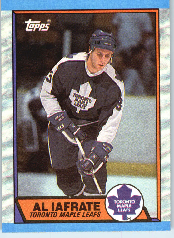 1989-90 Topps #79 Al Iafrate VG Toronto Maple Leafs 