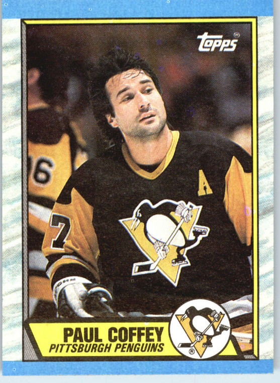 1989-90 Topps #95 Paul Coffey VG Pittsburgh Penguins 