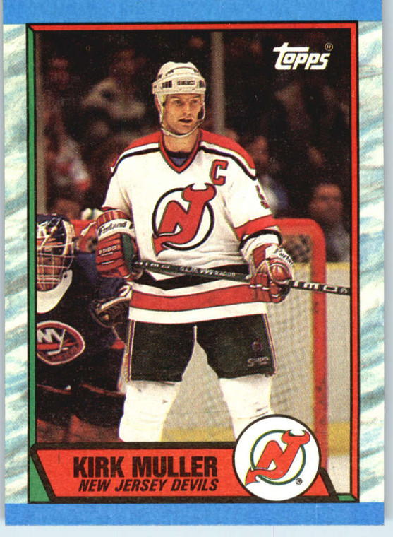 1989-90 Topps #117 Kirk Muller VG New Jersey Devils 