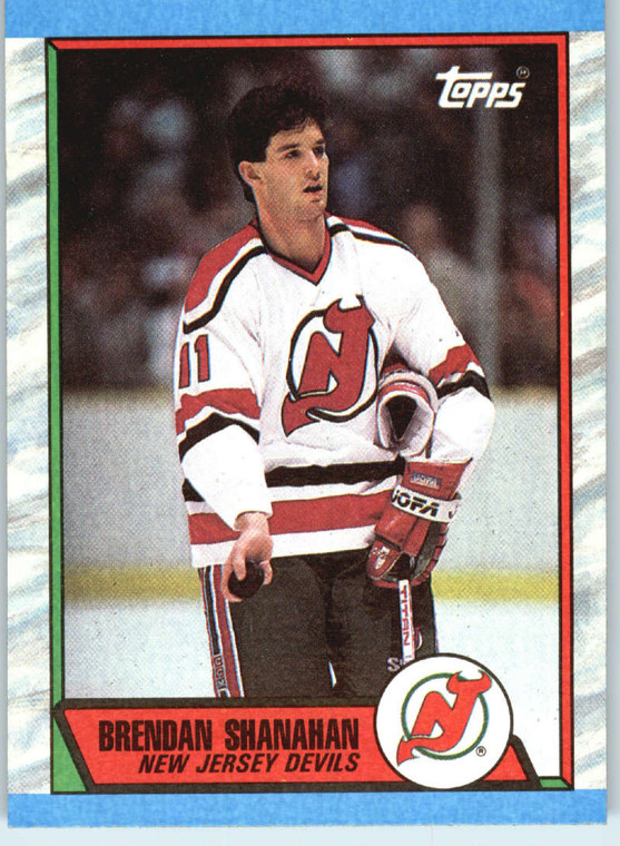 1989-90 Topps #147 Brendan Shanahan VG New Jersey Devils 