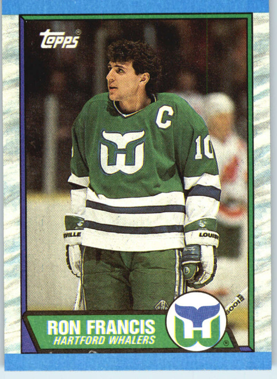 1989-90 Topps #175 Ron Francis VG Hartford Whalers 