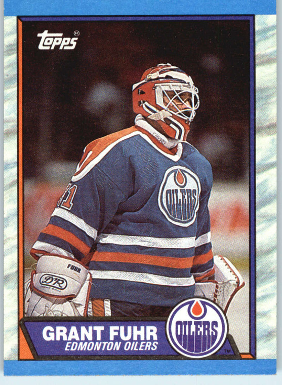 1989-90 Topps #192 Grant Fuhr VG Edmonton Oilers 
