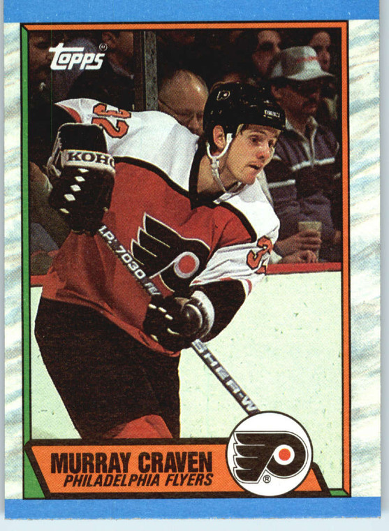 1989-90 Topps #44 Murray Craven VG Philadelphia Flyers 